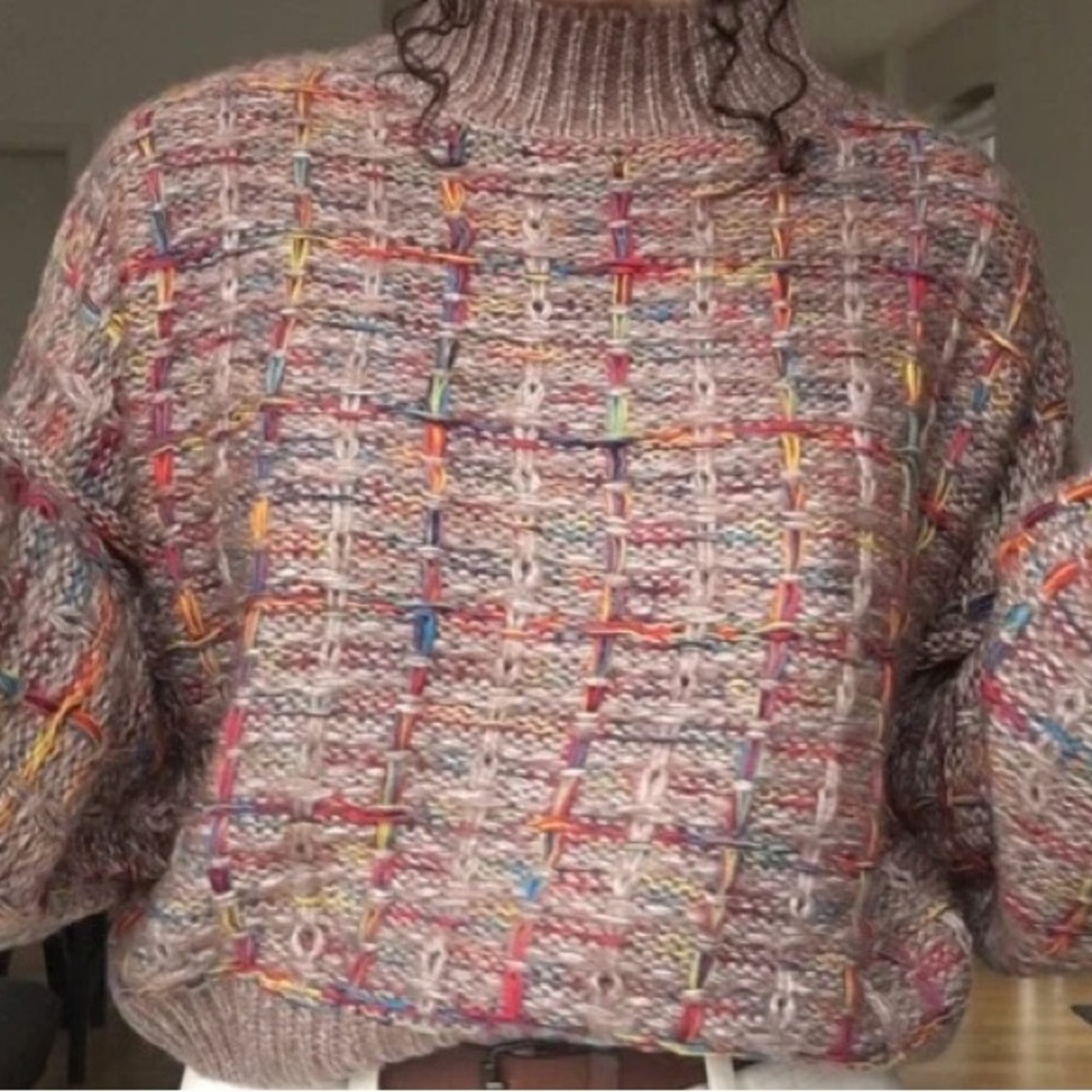 SHEIN Multicolor Knit Women's Sweater